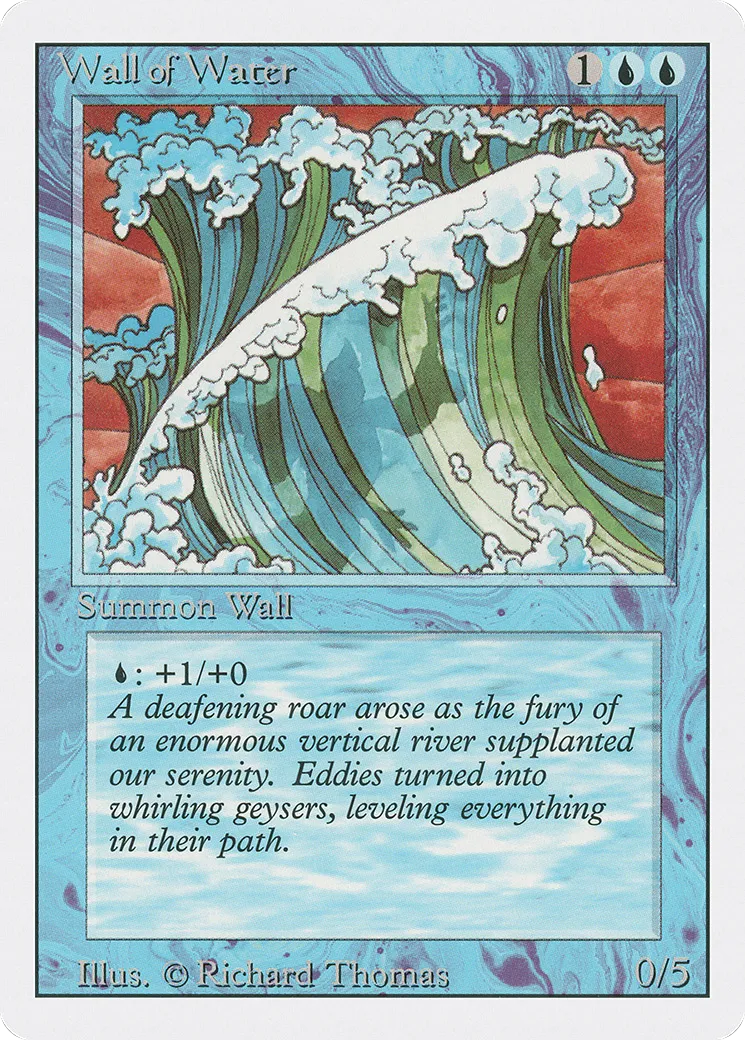 Mur d'eau — Revised Edition — Magic: The Gathering