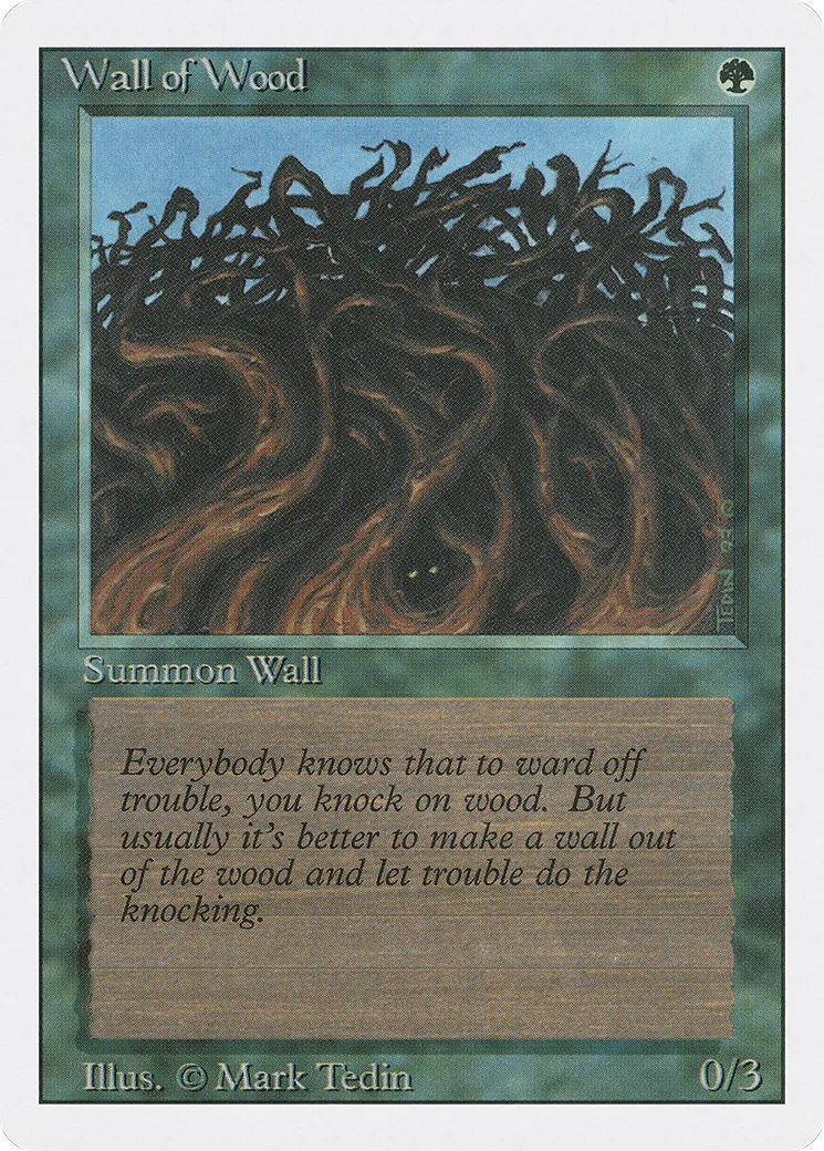 Mur de bois — Revised Edition — Magic: The Gathering