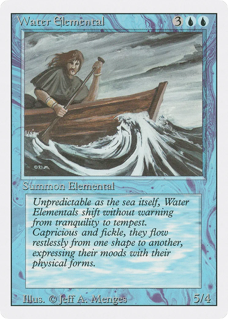 Elémental d'eau — Revised Edition — Magic: The Gathering
