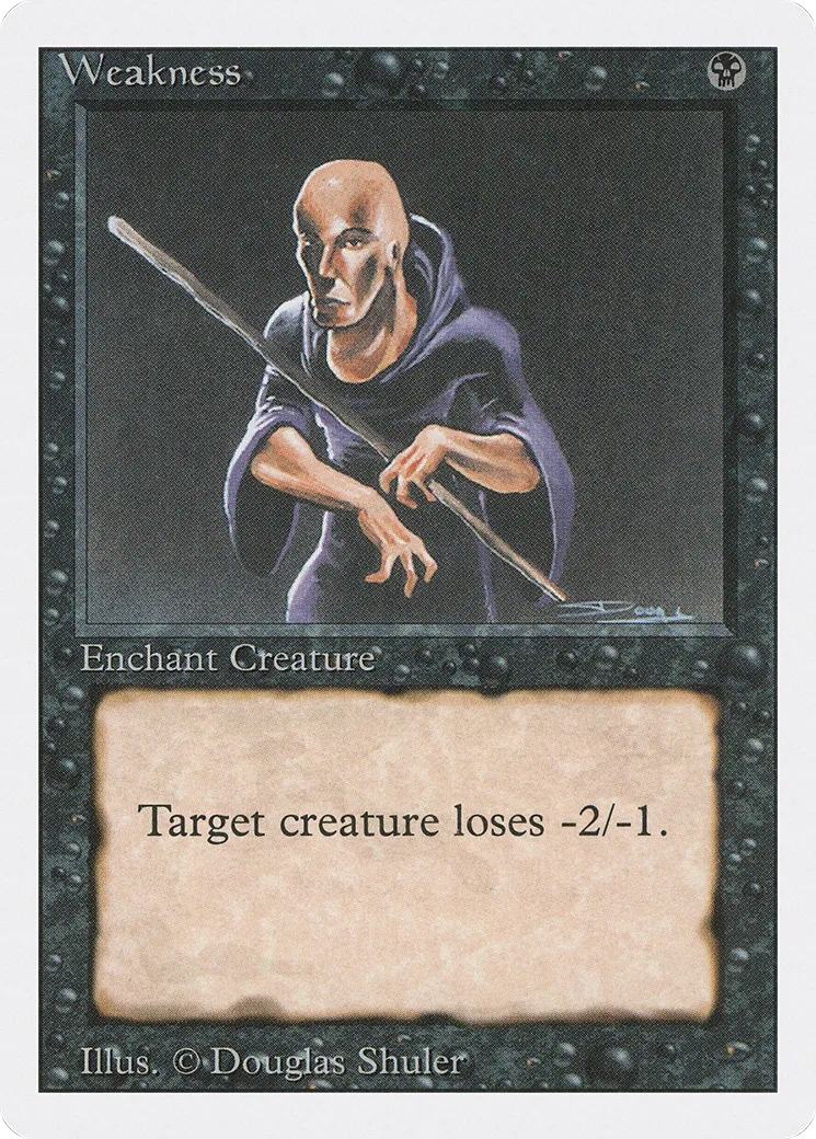 Faiblesse — Revised Edition — Magic: The Gathering