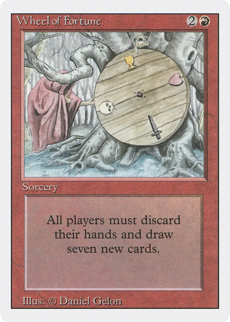 Wheel of Fortune — Revised Edition — Magic: The Gathering