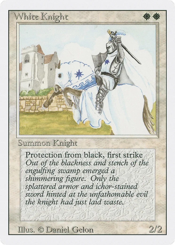 White Knight — Revised Edition — Magic: The Gathering