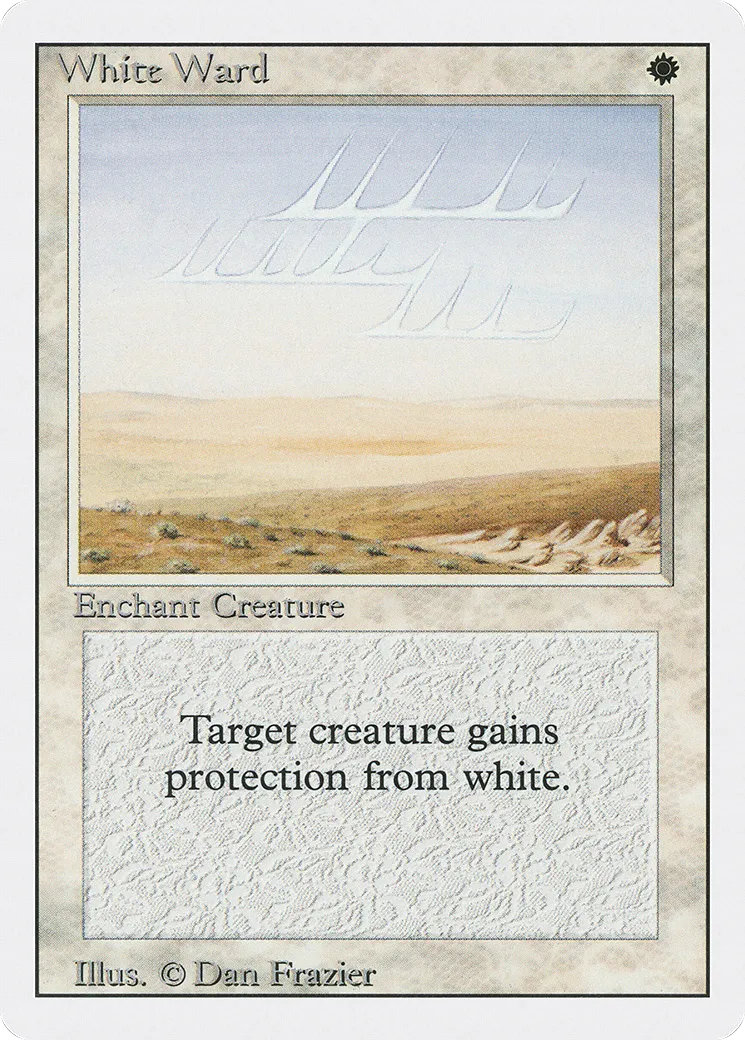 Rune de garde blanche — Revised Edition — Magic: The Gathering