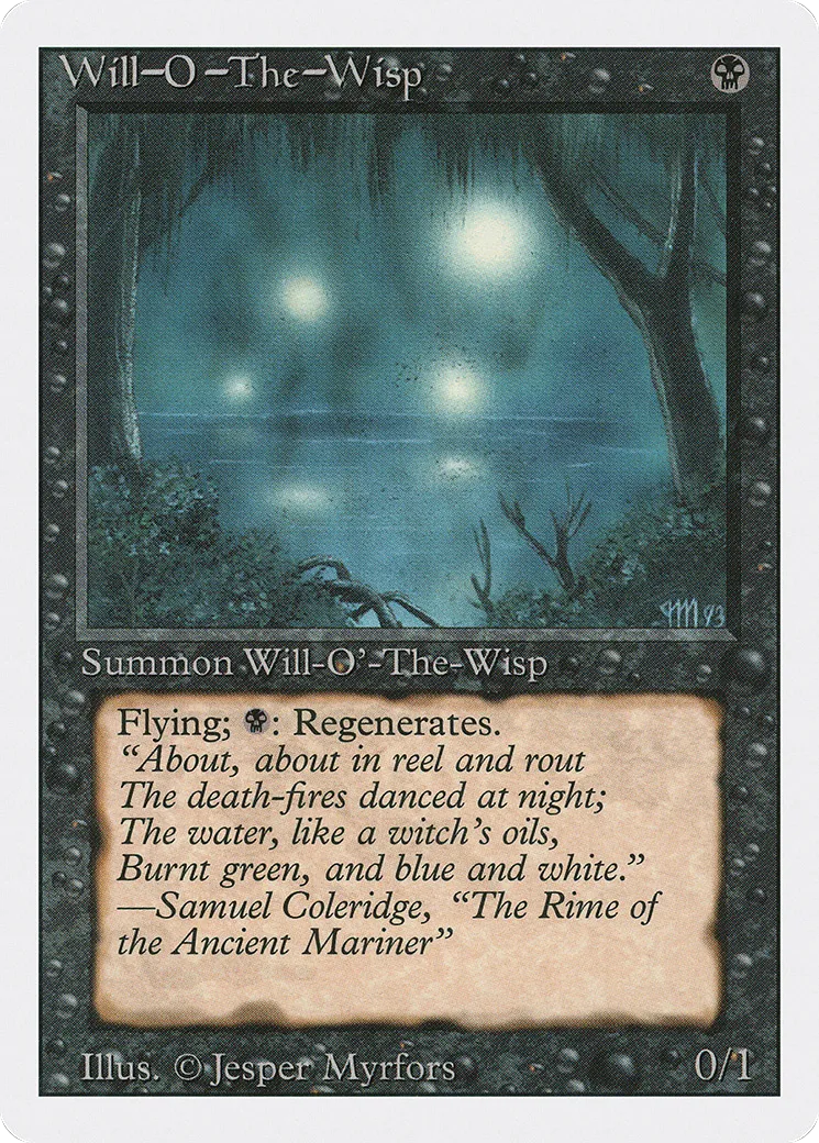 Will-o'-the-Wisp — Revised Edition — Magic: The Gathering