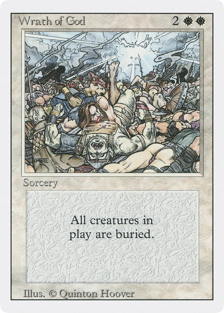 Wrath of God — Revised Edition — Magic: The Gathering