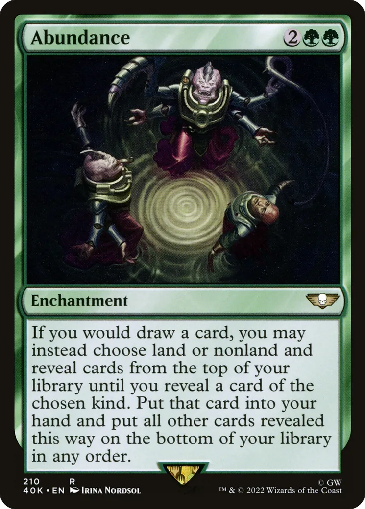Abundance — Warhammer 40,000 Commander — Magic: The Gathering
