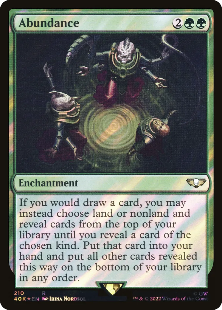 Abondance — Warhammer 40,000 Commander — Magic: The Gathering
