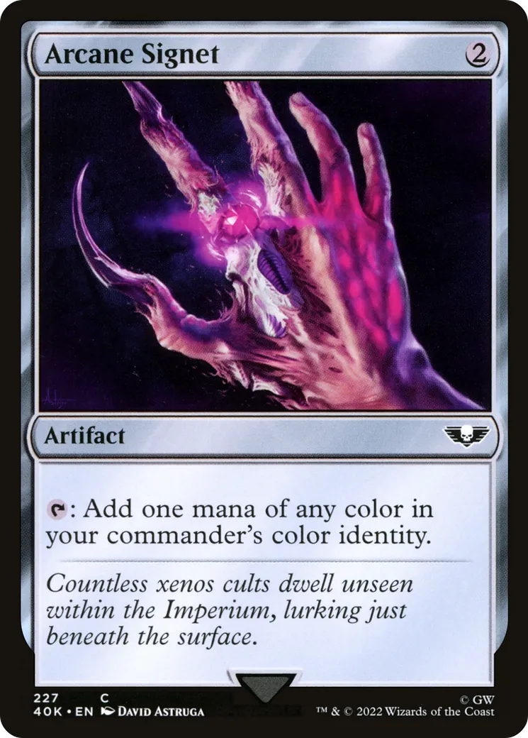 Cachet d'ésotérisme — Warhammer 40,000 Commander — Magic: The Gathering