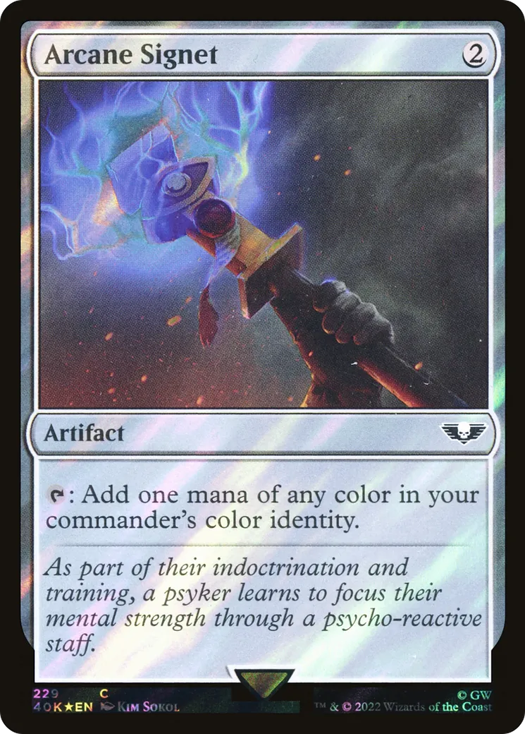 Cachet d'ésotérisme — Warhammer 40,000 Commander — Magic: The Gathering