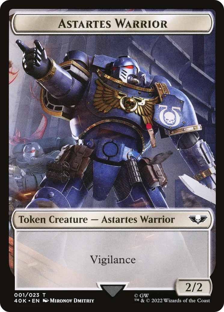 Astartes Warrior — Warhammer 40,000 Commander — Magic: The Gathering