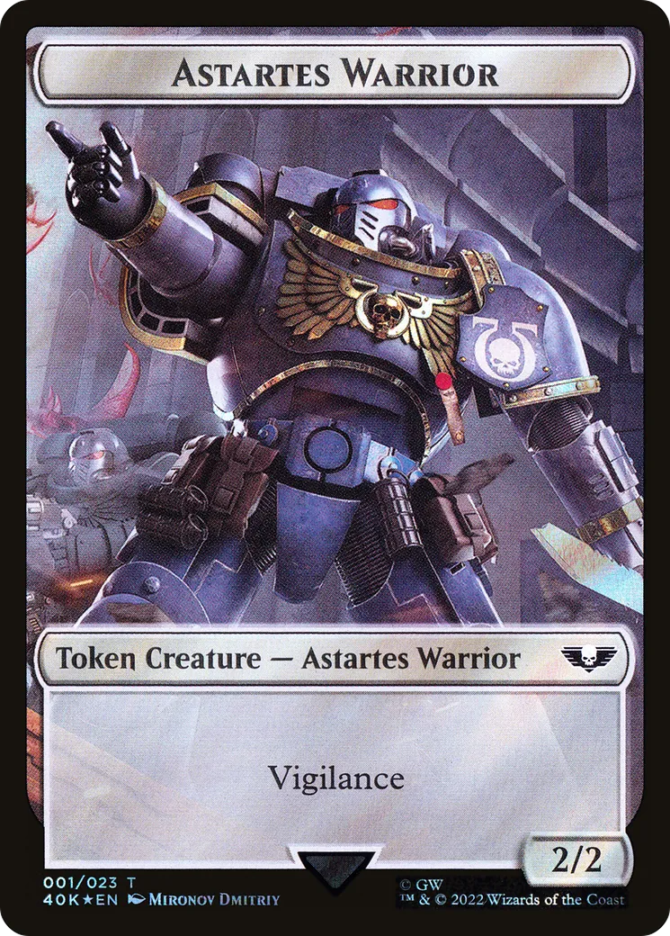 Astartes Warrior — Warhammer 40,000 Commander — Magic: The Gathering