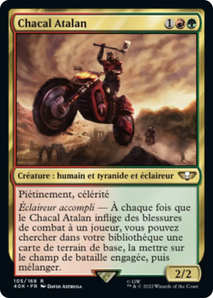 Chacal Atalan — Warhammer 40,000 Commander — Magic: The Gathering