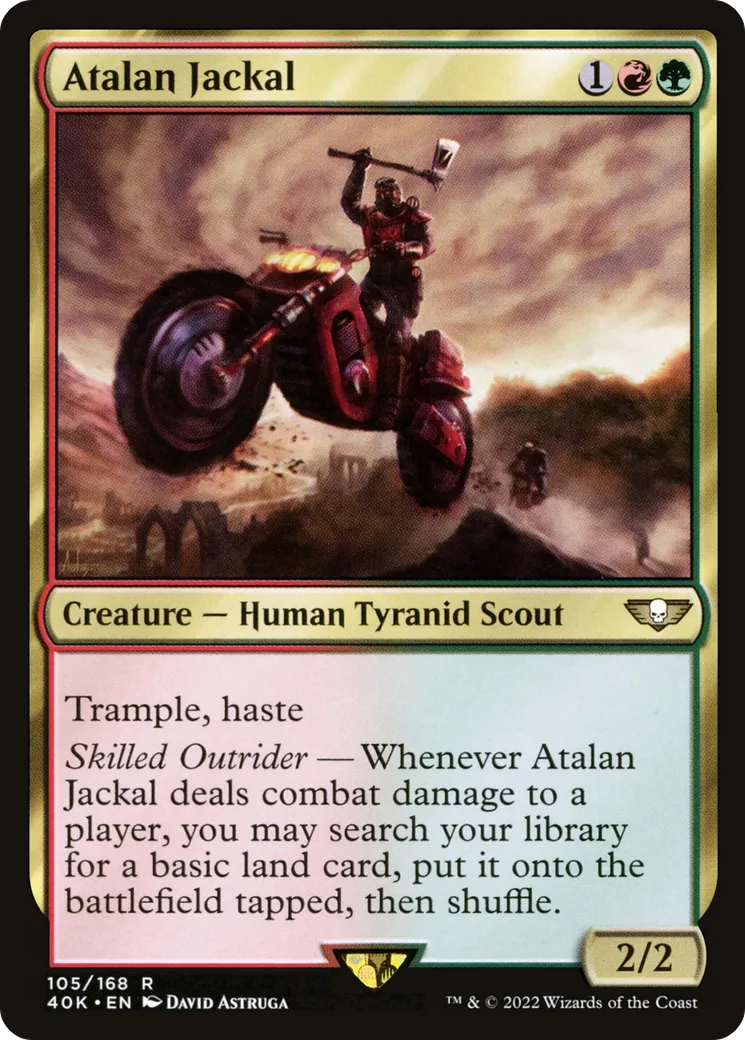 Atalan Jackal — Warhammer 40,000 Commander — Magic: The Gathering