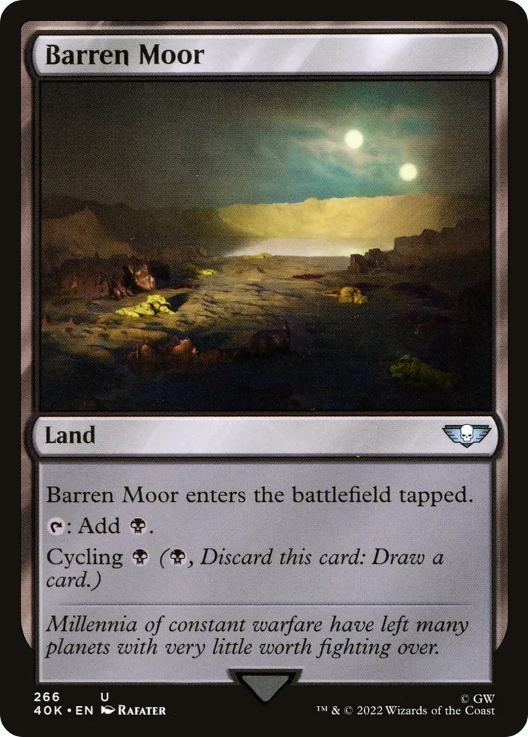 Lande stérile — Warhammer 40,000 Commander — Magic: The Gathering