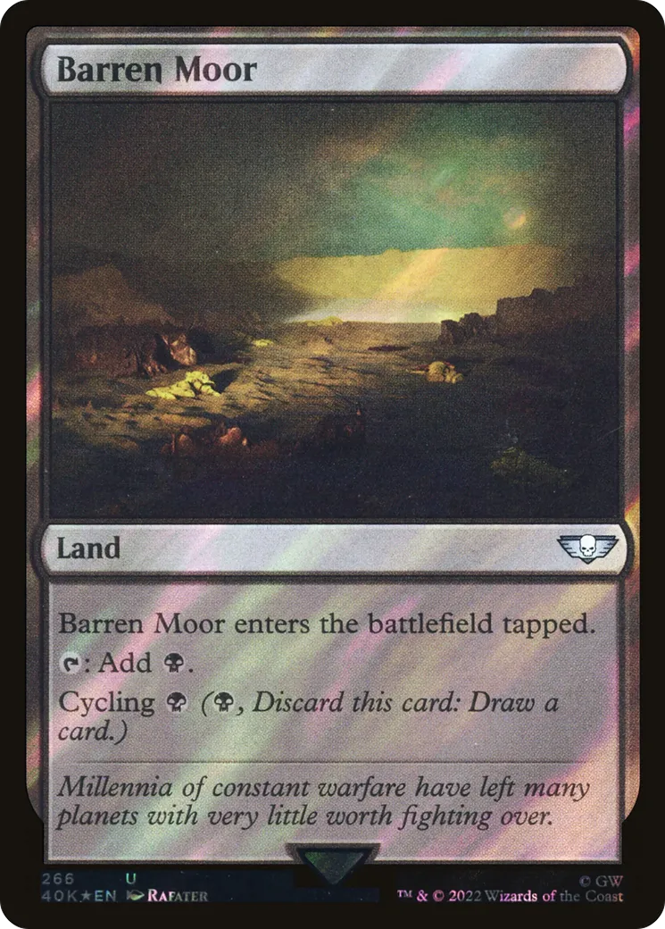 Lande stérile — Warhammer 40,000 Commander — Magic: The Gathering