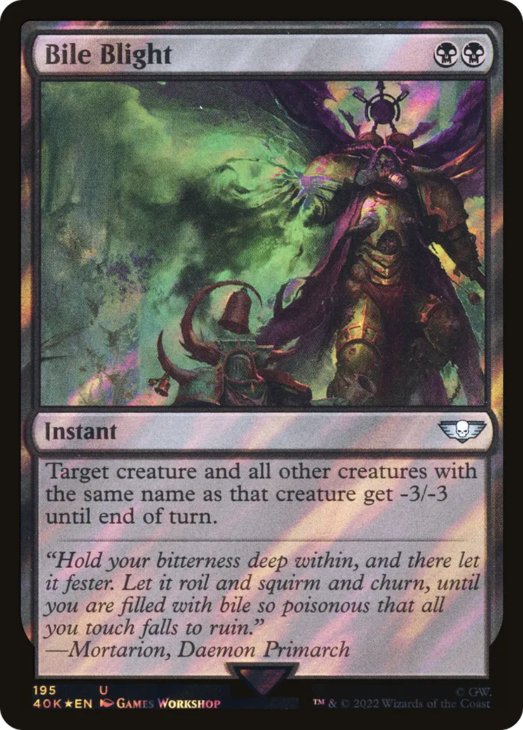 Fléau biliaire — Warhammer 40,000 Commander — Magic: The Gathering