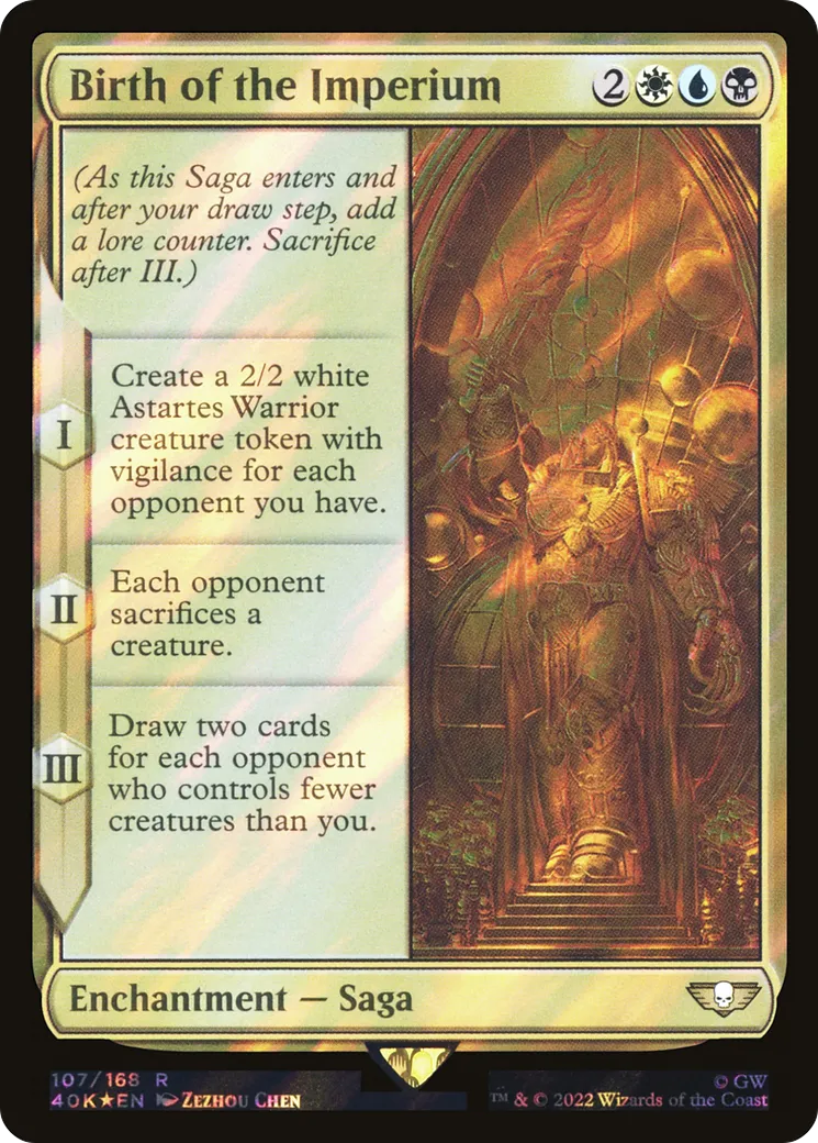 Birth of the Imperium — Warhammer 40,000 Commander — Magic: The Gathering