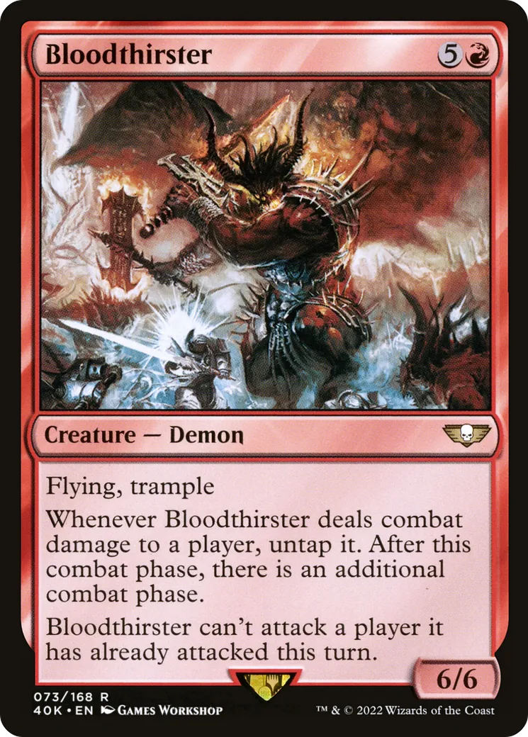 Bloodthirster — Warhammer 40,000 Commander — Magic: The Gathering