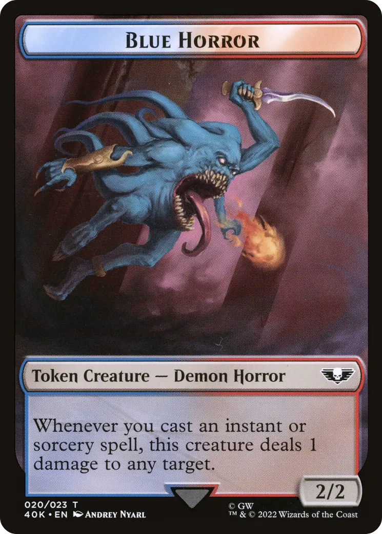 Blue Horror — Warhammer 40,000 Commander — Magic: The Gathering
