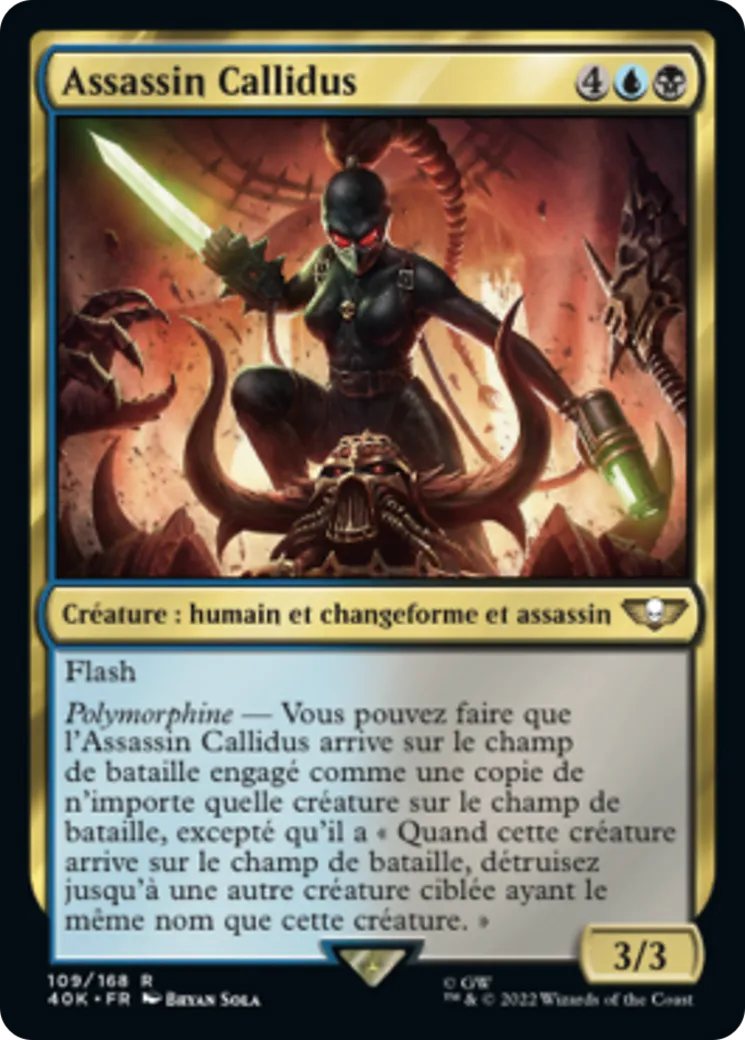 Assassin Callidus — Warhammer 40,000 Commander — Magic: The Gathering
