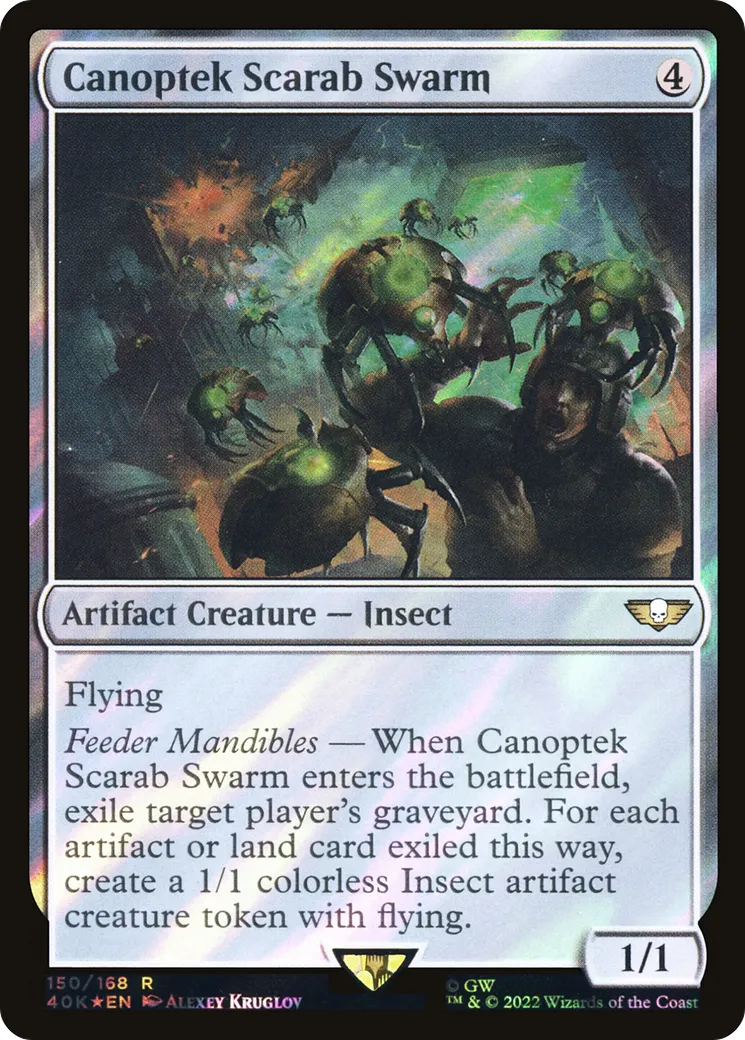 Nuée de scarabées Canoptek — Warhammer 40,000 Commander — Magic: The Gathering
