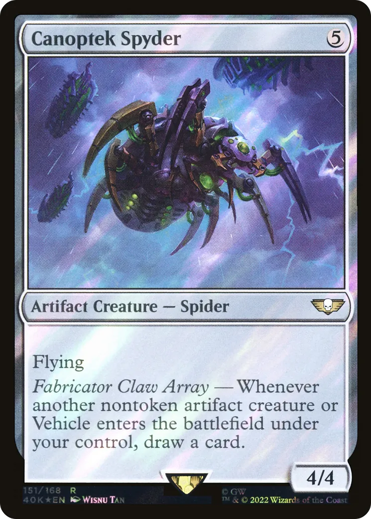 Arachnyde Canoptek — Warhammer 40,000 Commander — Magic: The Gathering