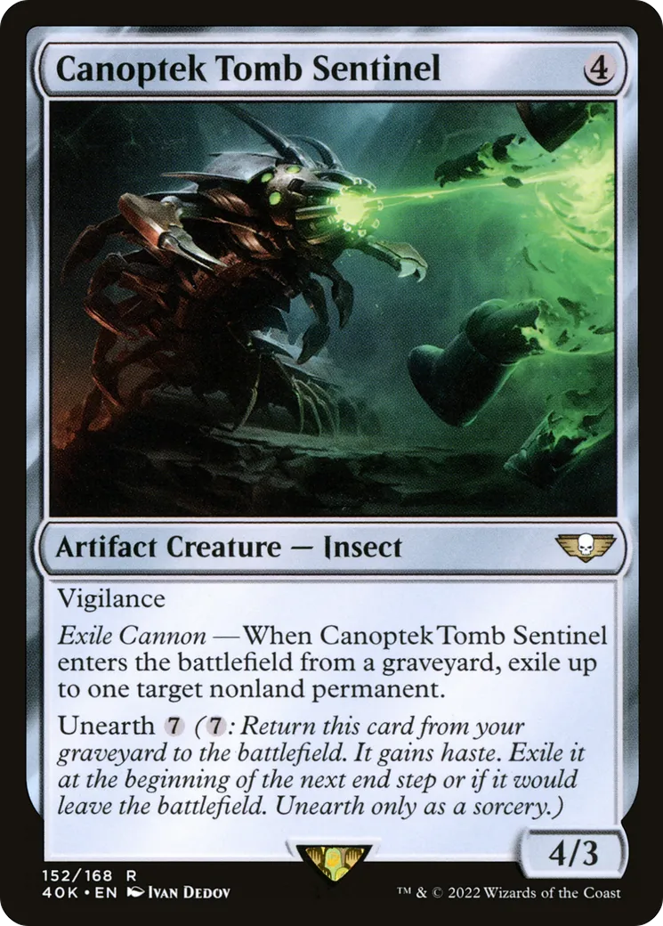 Canoptek Tomb Sentinel — Warhammer 40,000 Commander — Magic: The Gathering