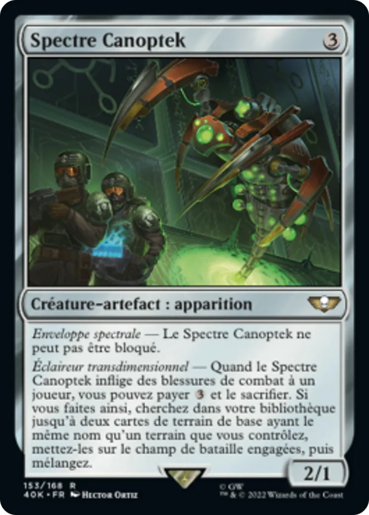 Spectre Canoptek — Warhammer 40,000 Commander — Magic: The Gathering
