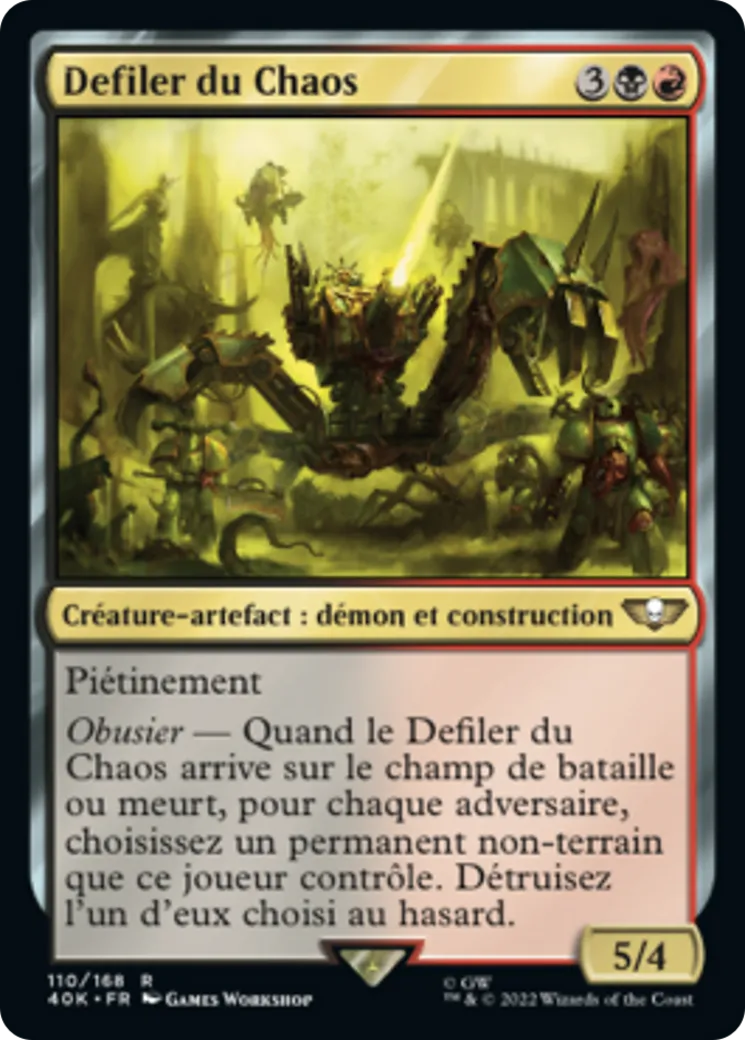 Defiler du Chaos — Warhammer 40,000 Commander — Magic: The Gathering