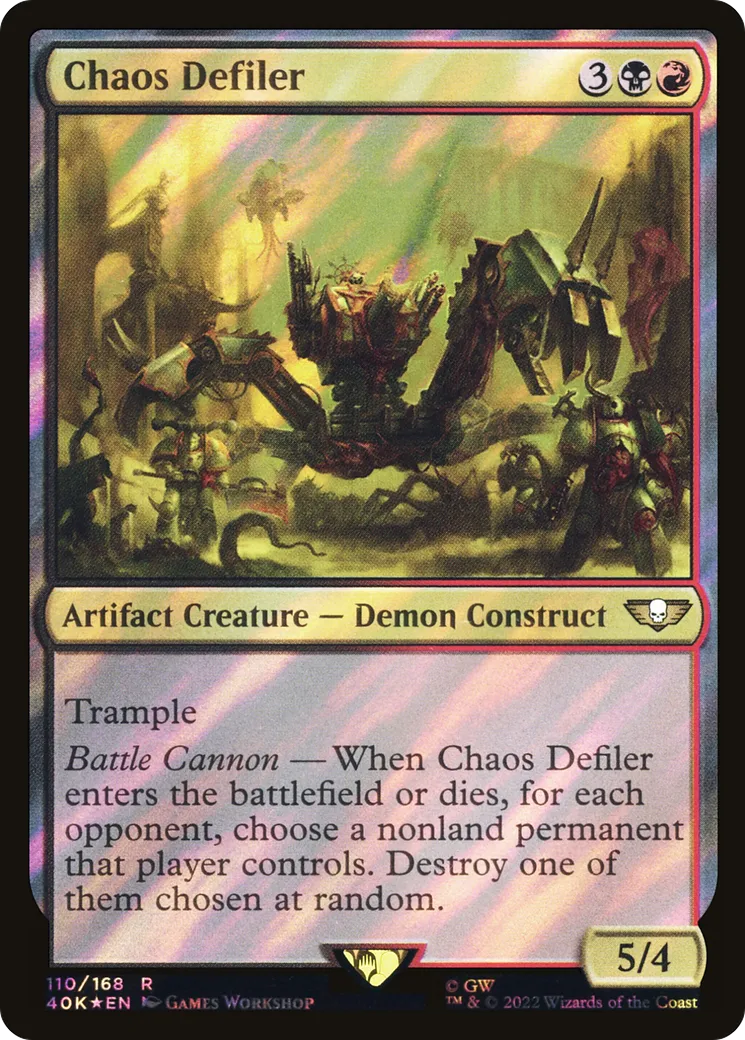 Defiler du Chaos — Warhammer 40,000 Commander — Magic: The Gathering