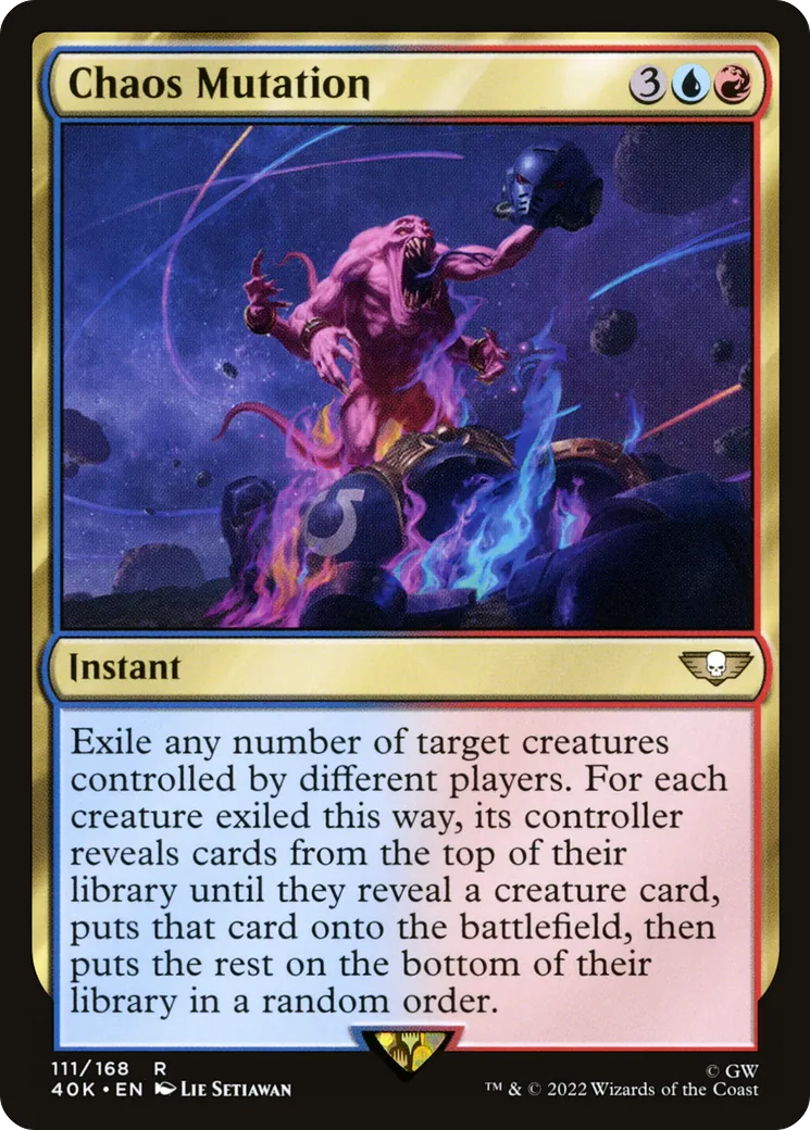 Chaos Mutation — Warhammer 40,000 Commander — Magic: The Gathering