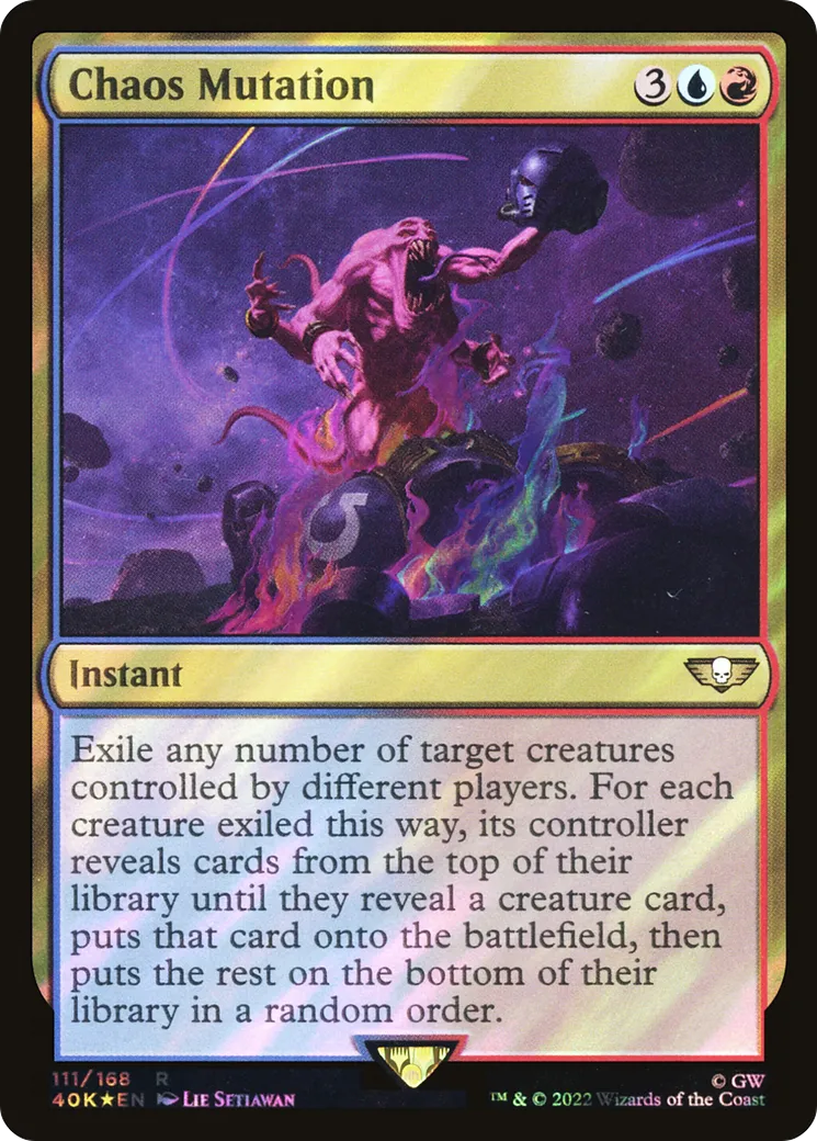 Chaos Mutation — Warhammer 40,000 Commander — Magic: The Gathering