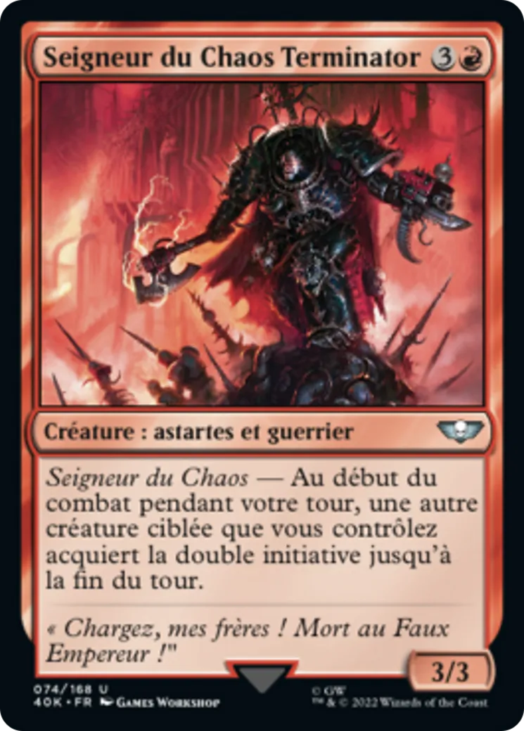 Seigneur du Chaos Terminator — Warhammer 40,000 Commander — Magic: The Gathering