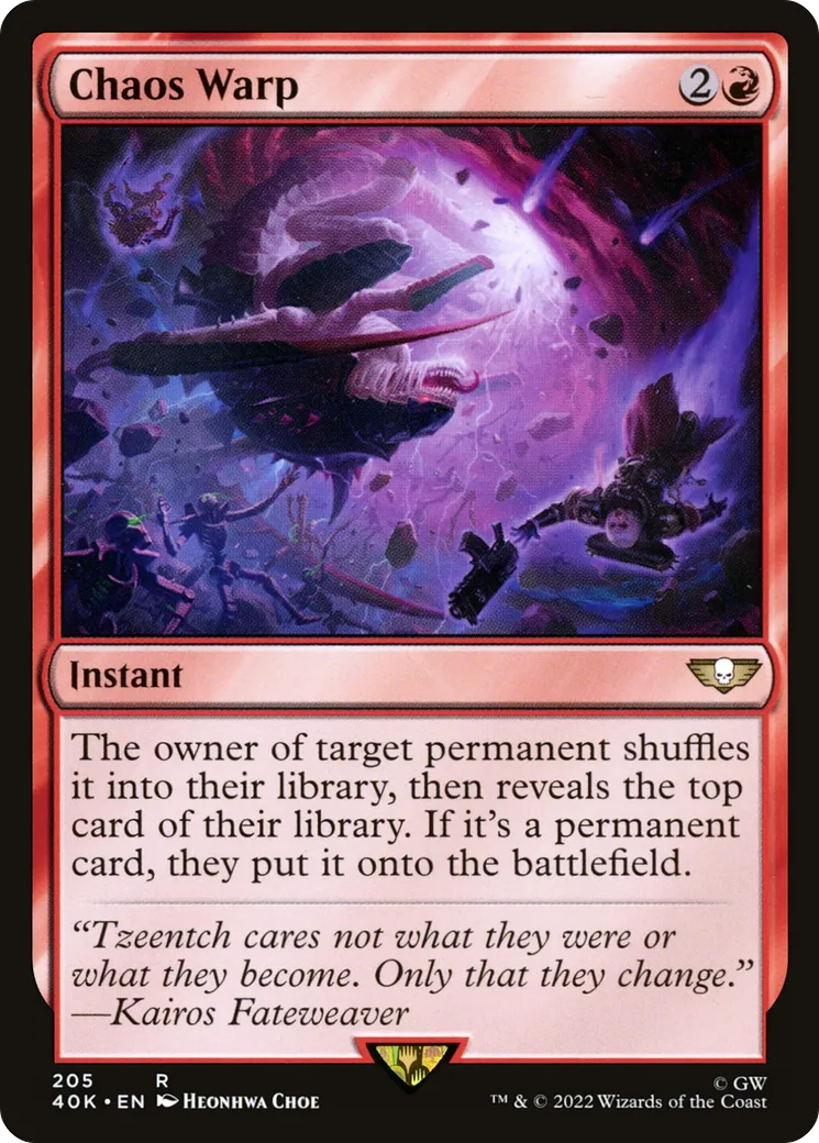 Distorsion chaotique — Warhammer 40,000 Commander — Magic: The Gathering