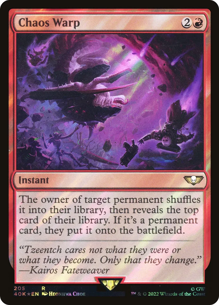 Distorsion chaotique — Warhammer 40,000 Commander — Magic: The Gathering