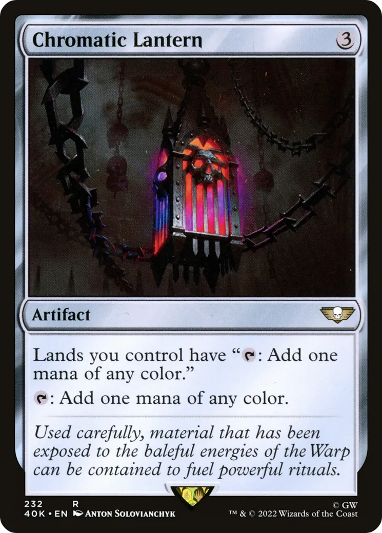 Chromatic Lantern — Warhammer 40,000 Commander — Magic: The Gathering