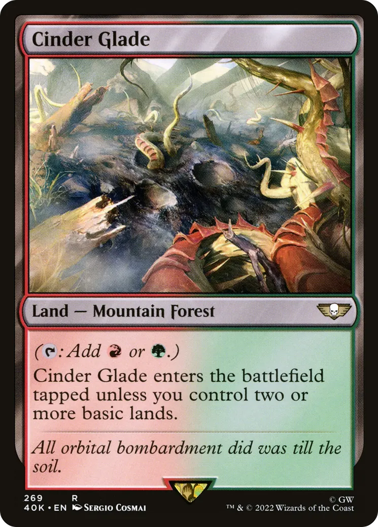 Clairière de scories — Warhammer 40,000 Commander — Magic: The Gathering