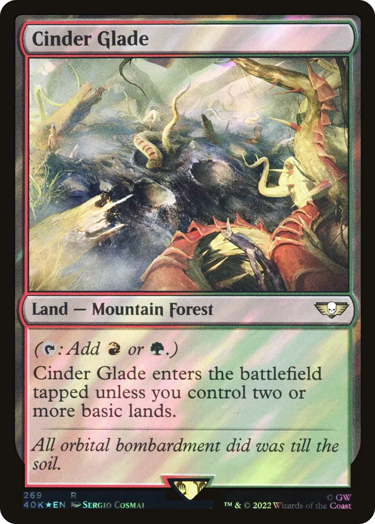 Clairière de scories — Warhammer 40,000 Commander — Magic: The Gathering