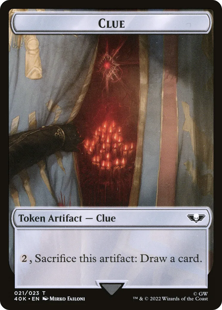 Clue — Warhammer 40,000 Commander — Magic: The Gathering