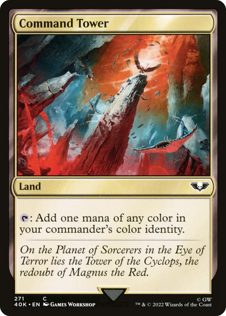 Command Tower — Warhammer 40,000 Commander — Magic: The Gathering