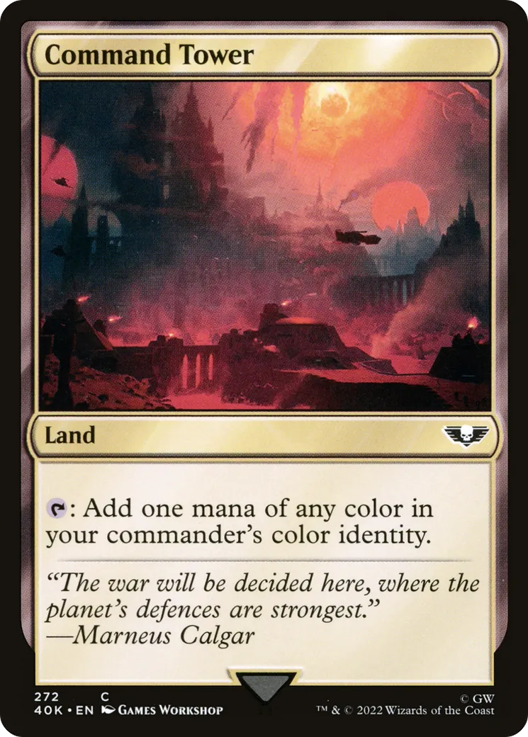 Tour de commandement — Warhammer 40,000 Commander — Magic: The Gathering