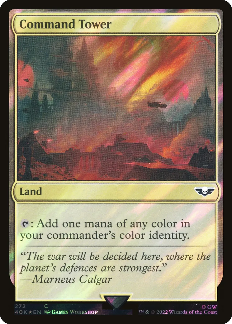 Tour de commandement — Warhammer 40,000 Commander — Magic: The Gathering