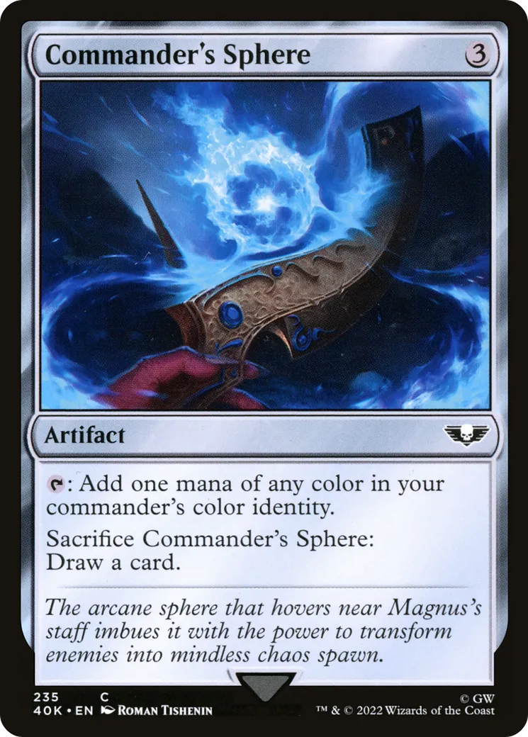 Sphère du commandant — Warhammer 40,000 Commander — Magic: The Gathering