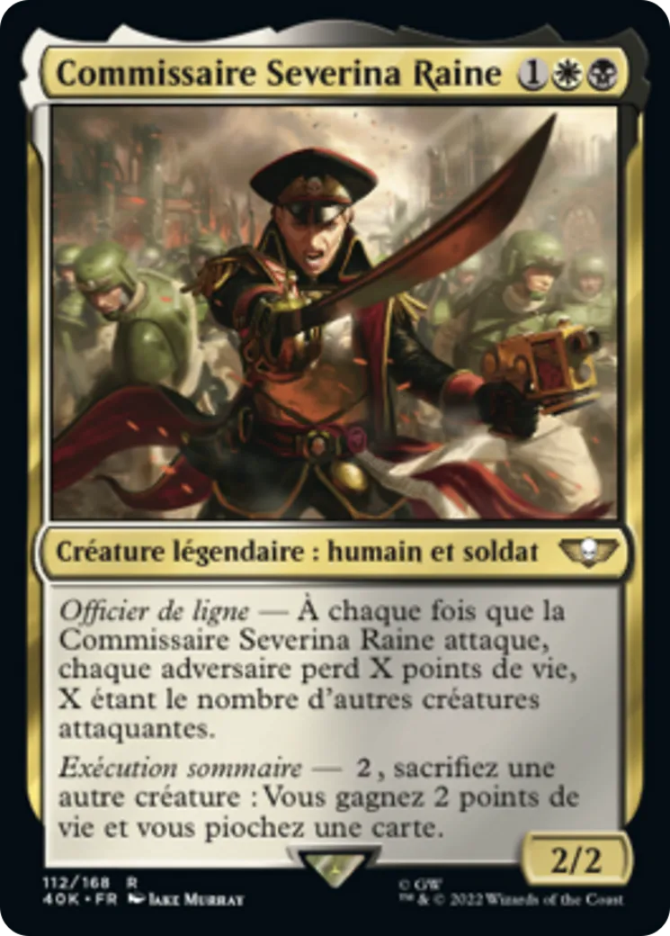 Commissaire Severina Raine — Warhammer 40,000 Commander — Magic: The Gathering