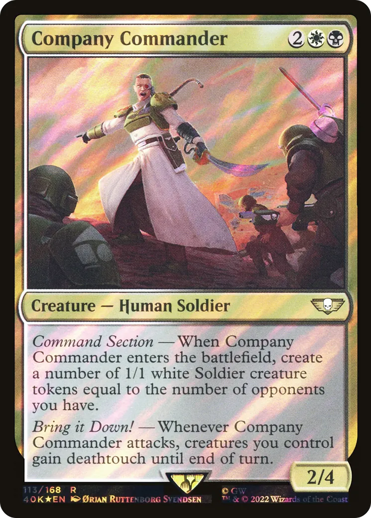 Company Commander — Warhammer 40,000 Commander — Magic: The Gathering