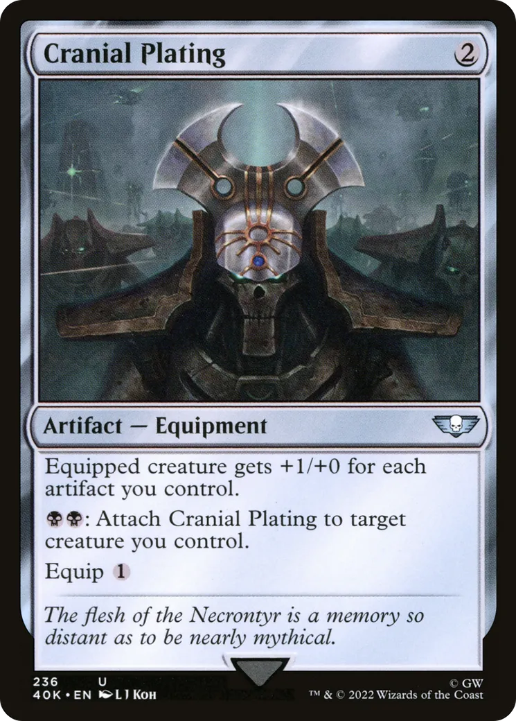 Blindage crânien — Warhammer 40,000 Commander — Magic: The Gathering