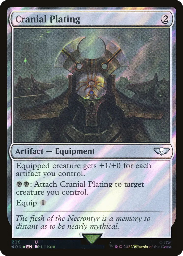 Blindage crânien — Warhammer 40,000 Commander — Magic: The Gathering