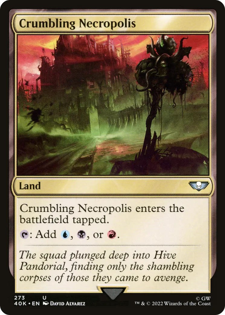 Nécropole croulante — Warhammer 40,000 Commander — Magic: The Gathering