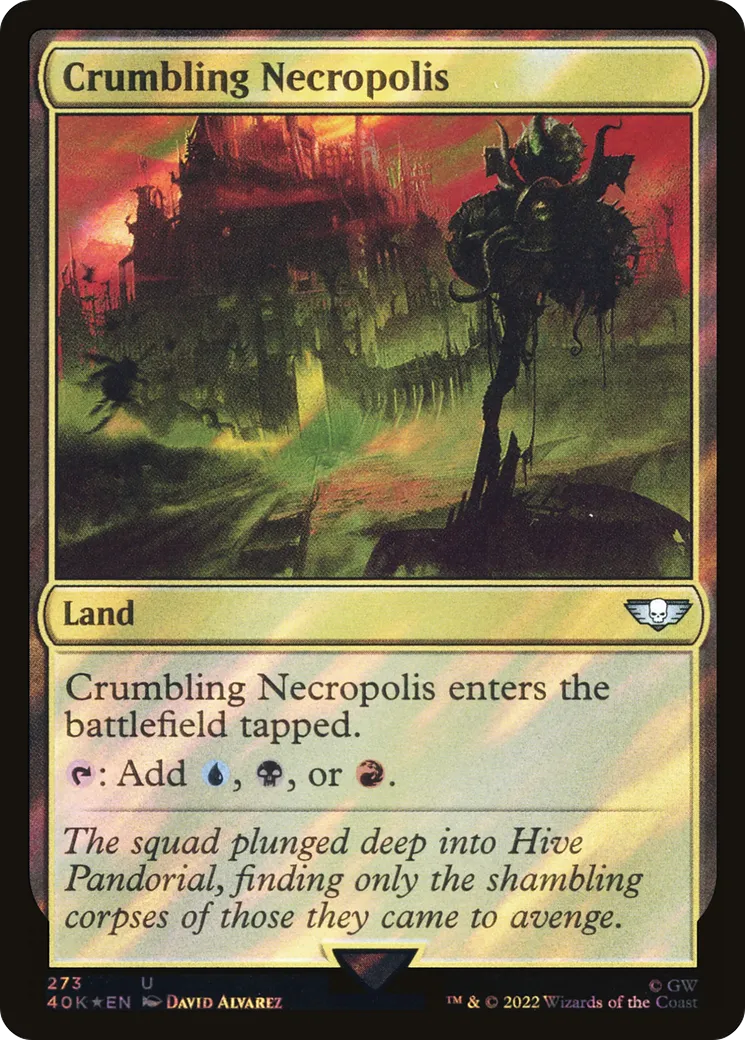 Nécropole croulante — Warhammer 40,000 Commander — Magic: The Gathering