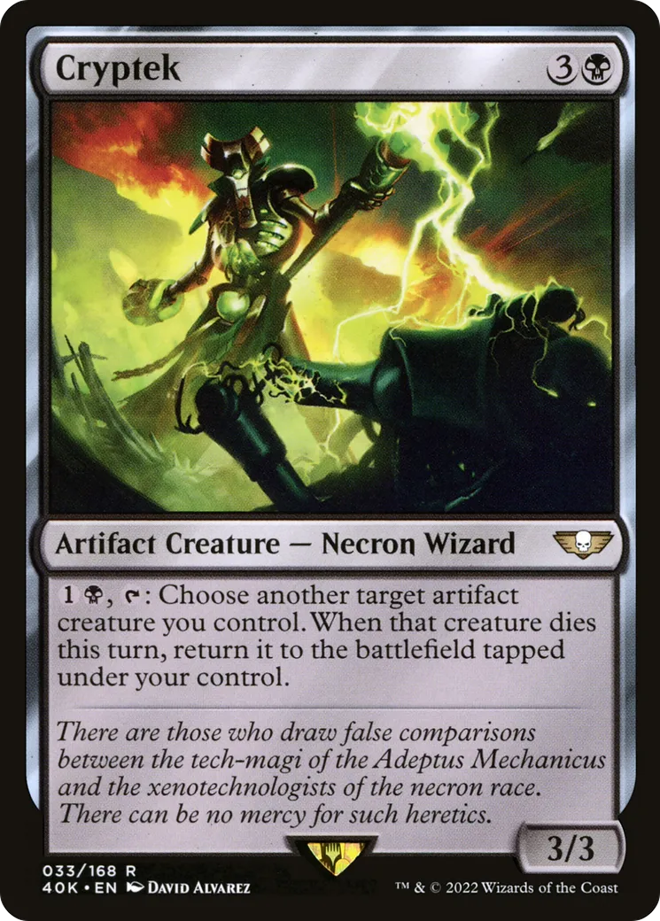 Cryptek — Warhammer 40,000 Commander — Magic: The Gathering
